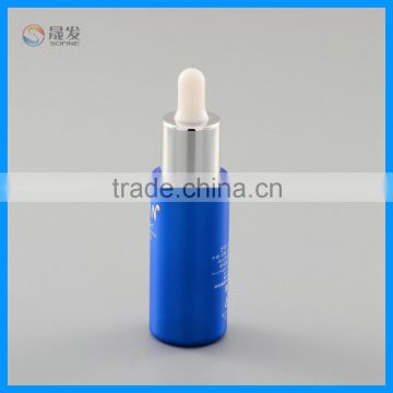 Custom colored 50Ml empty PET plastic dropper bottle