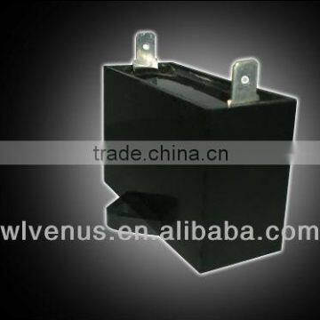 black plastic case square type capacitor cbb61 0.5uf 13uf