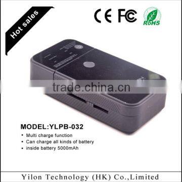 high capacity battery 5000mah universal charger for cell phone/mp3/mp4/carmera