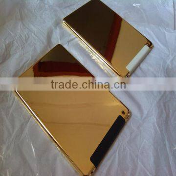 Hot design luxury 24K Gold plating back housing for IPAD MINI