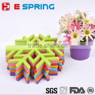 Hot Selling Candy Color Heat Resistant Silicone Cup Pad