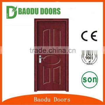 Standard Size Balcony Pvc Doors Prices Wooden Interior Door