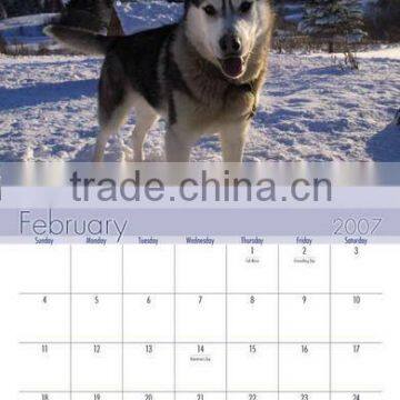 Coloring photo calendar printing factory