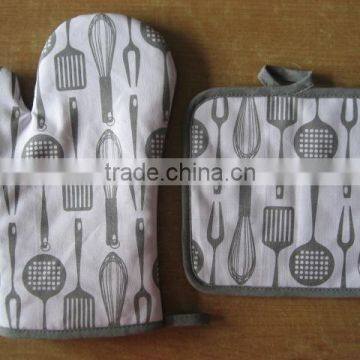 Kitchen Textile Pigment Printing Pot Holder Set Wholesale China Supplier photo-2