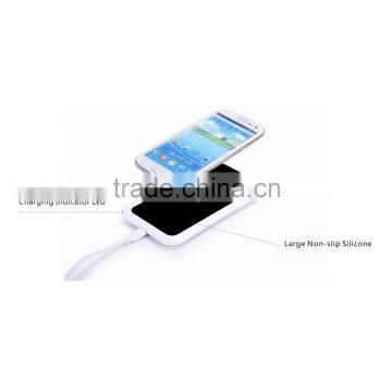 High Performance qi Wireless Charger Transmitter for Iphone for Samsung With No-slip Silicone photo-3