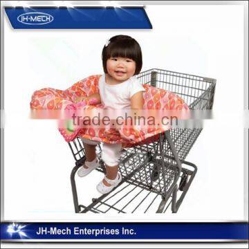 Eco-friendly soft cotton shopping cart seat covers for baby