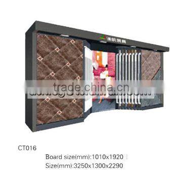bedroom floor tiles display stand/ceramic tiles display racks stands for showroom exhibition CT016