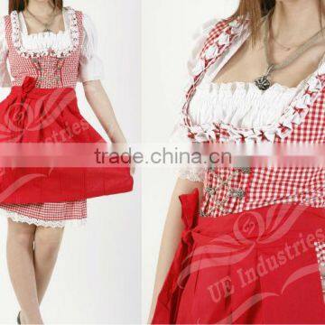 UEI-2013-02 best quality bavarian dirndl, dirndl dress, ladies dirndl, trachten dirndl, mini dirndl, oktoberfes dirndl