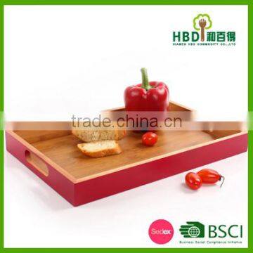 lacquered bamboo wooden serving tray for sale