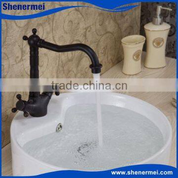 New Black Antique Brass Wash Hand Basin Tap