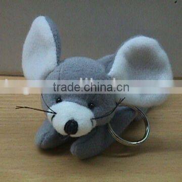 Plush Mouse Key Ring