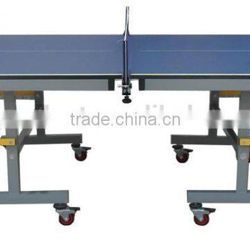 single folding up moveable indoor Table tennis table hot sell