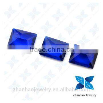 factory direct Wholesale loose fashion european style synthetic blue nano spinel