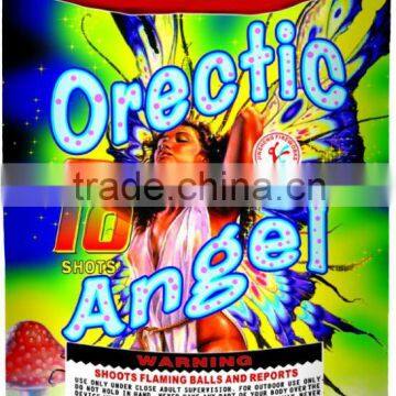 Wholesale Fireworks-0.8"10S Orectic Angel Cake Fireworks