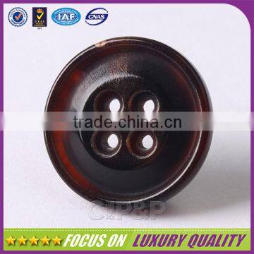 Custom Four Holes Real Horn Buffalo Buttons for Jacket Suit