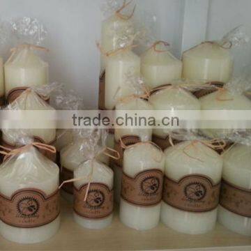 big white church candle