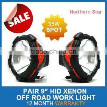 9 INCH 35W 55W 70W HID XENON DRIVING 4x4 SPOT OFF ROAD WORK LIGHT HID 4X4 DRIVING LIGHT