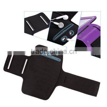 2015 best mobile phone accessories soft lycra material sport stretch armband