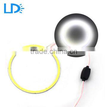 Factory price for car lights 90m COB Angel Eyes lights for cars