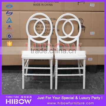 White Outdoor Plastic Wedding Chair