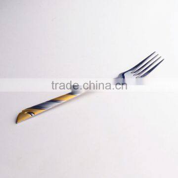 Stainless Steel Cutlery With Golden Plated