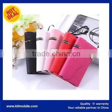 Leather flip case for acer liquid z330 High Quality Stand Wallet Card Holder