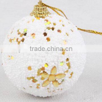 2016 customized wholesale clear glass christmas ball ornaments