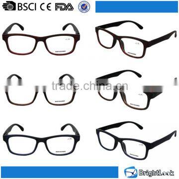 Fancy men eyewear factory custom design fashion plastic reading glasses frame for men