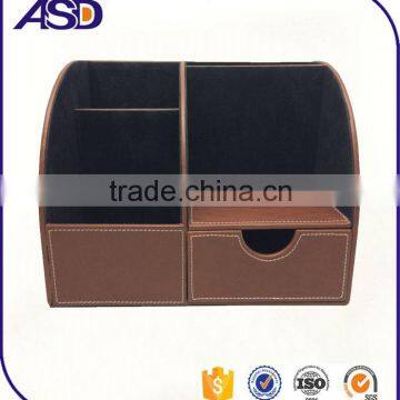 Accept Custom Order leather storage box/black leather boxes