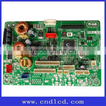 TFT LCD monitor AD board wth flip mirror function