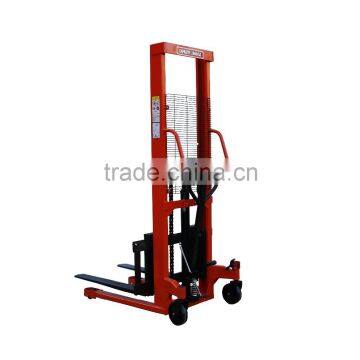 1-2tons lift stacker/manual lift/yujie/logistics equipment/yujie hydraulic stacker/stacker export good price