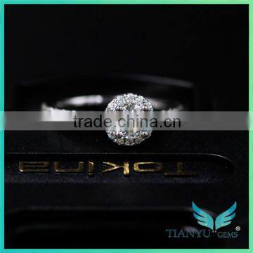 Moissanite Pave-eternity Band Unique Moissanite Wedding Sets on Sale Moissanite Fire Rings photo-5