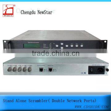 Stand Alone Scrambler( Double Network Ports)frequency video scrambler radio frequency scrambler
