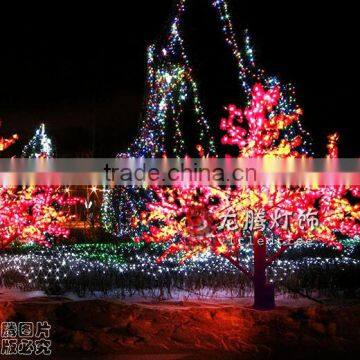 2m Garden Landscaping maple leaves led artificial outdoor lighting trees