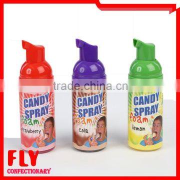 Liquid spray candy