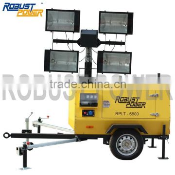 8kW diesel Mobile lighting Tower