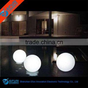 garden decor led light ball, plastic rechargeable led ball light outdoor