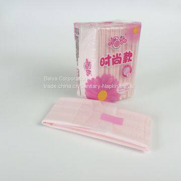 Free Sample 245mm/305mm Super Thin and Cotton Strip Sanitary Pads NKD Manufactory photo-2
