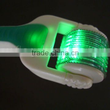 2.0mm Derma Rolling System With Hair Restoration Blue Red LED Light 0.3mm