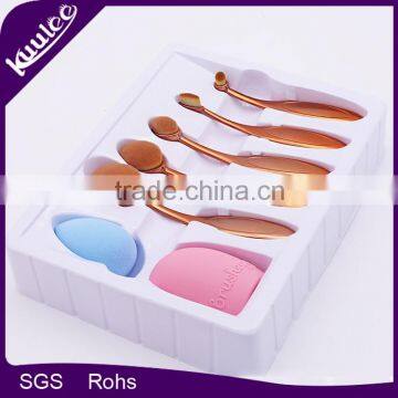 Wholesale China Manufacturers Top Selling New Design Hot Sale Oval Makeup Brush Set