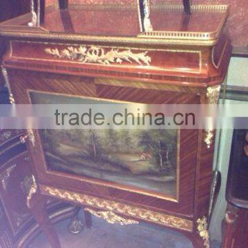 Antique painted commode