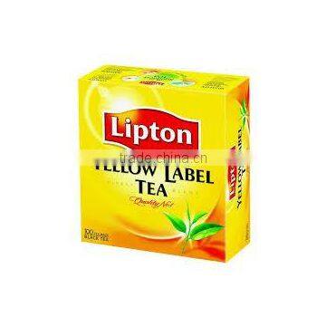 Yellow label tea