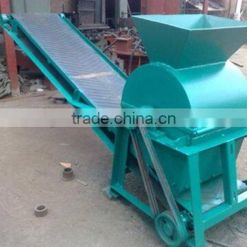 10-13T/H Mobile coal and charcoal milling machine with conveyor