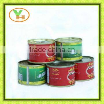 70G-4500G China Hot Sell Canned tomato paste,28-30% canned tomato paste