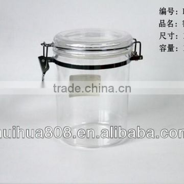 High Airproof Food Safety Wide Mouth Plastic Storage Jar