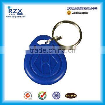 ISO14443A rfid keyfob smart key chain with ABS material