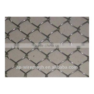 Hot dipped galvanized used stainless steel chain link fence/Stainless Steel Chain Link Field Fence