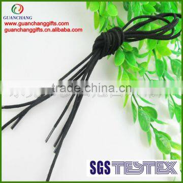 OEM custom waxed round shoelaces