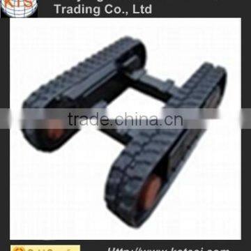 Steel Rubber Track Undercarriage / Crawler Undercarriage Spare Part / Rubber Steel Track Chassis From 0.5Ton to 120Ton photo-6