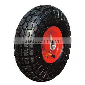 supply high quality 4.10/3.50-4 pneumatic wheel for hand truck